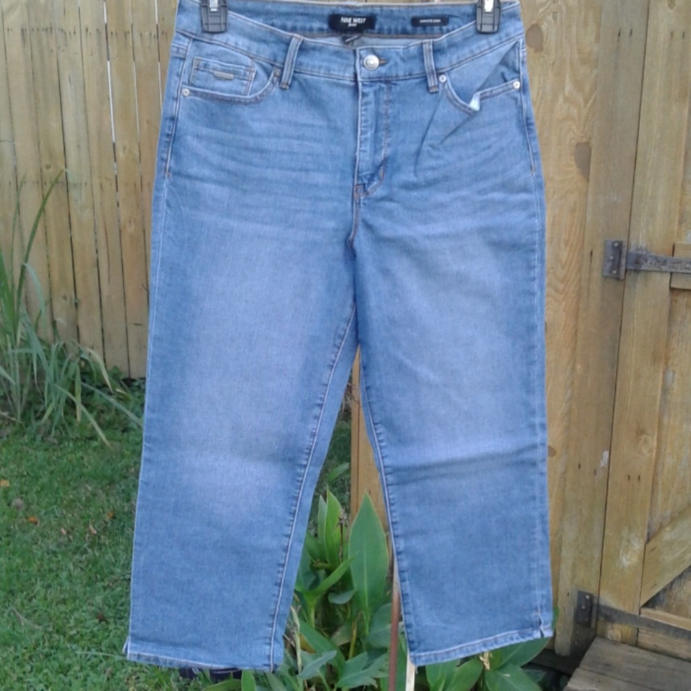 NINE WEST BLUE CHRYSTIE CARPI JEANS